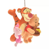 JDS Winnie the Pooh And The Honey Tree 55th Anniversary Plush Keychain x Pooh, Piglet & Tigger